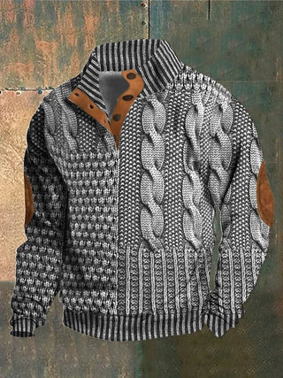 Georges™ | Sweter z nadrukiem w stylu vintage