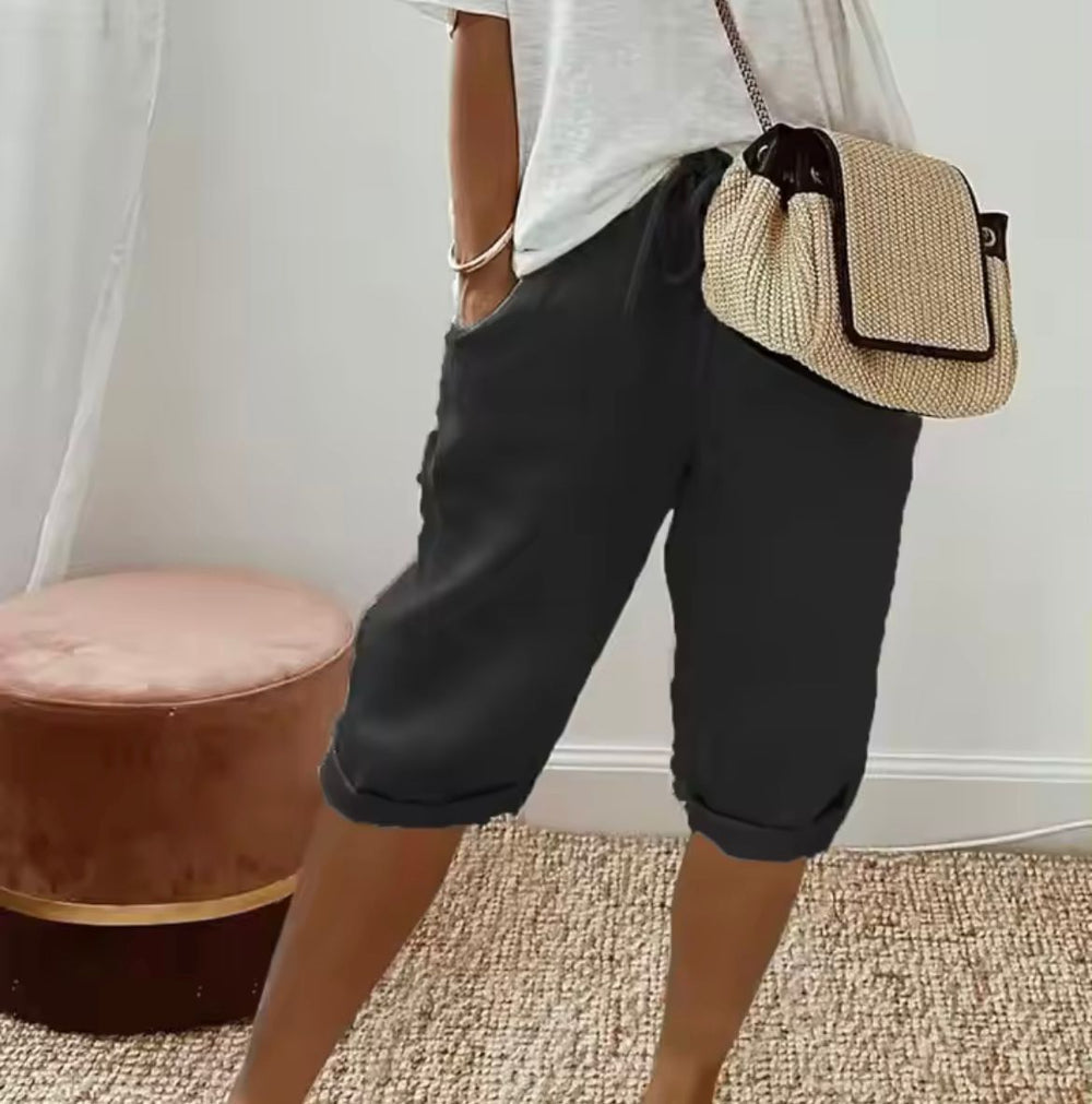 Janet | Szorty z lnu