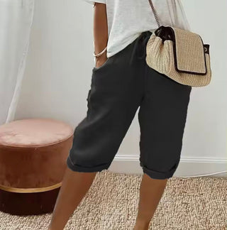Janet | Szorty z lnu