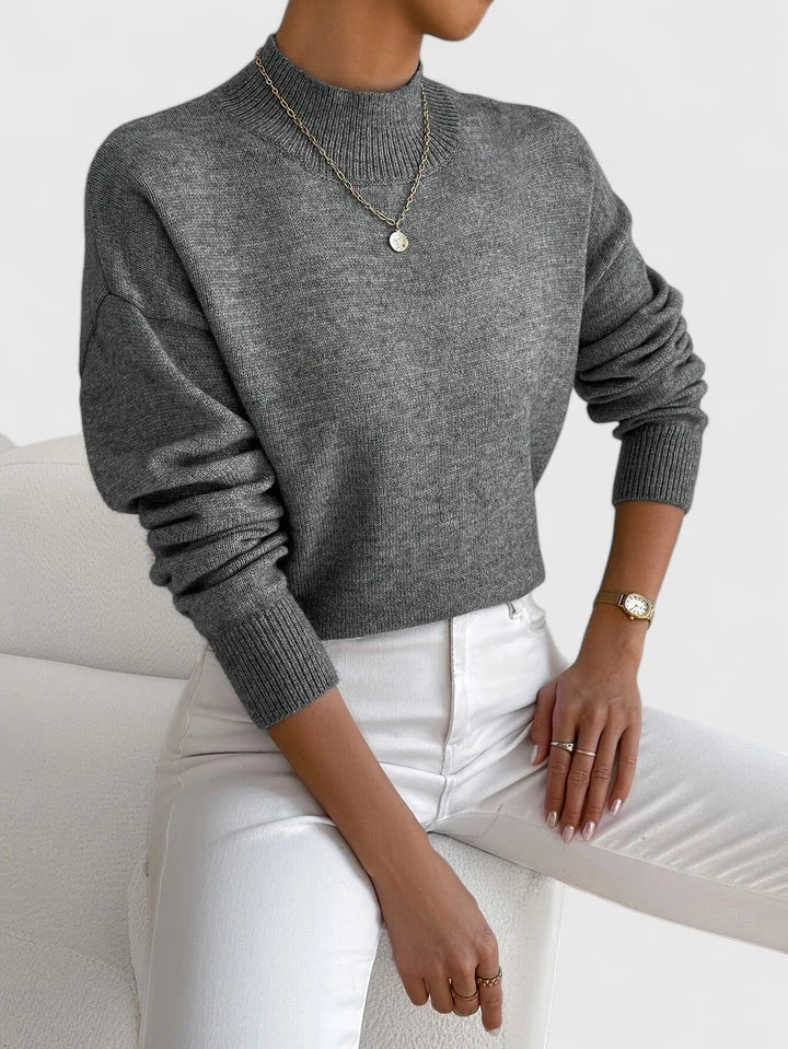 Marchelina | Elegancki sweter z golfem