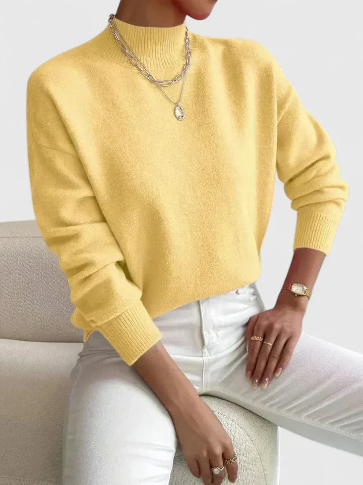 Marchelina | Elegancki sweter z golfem